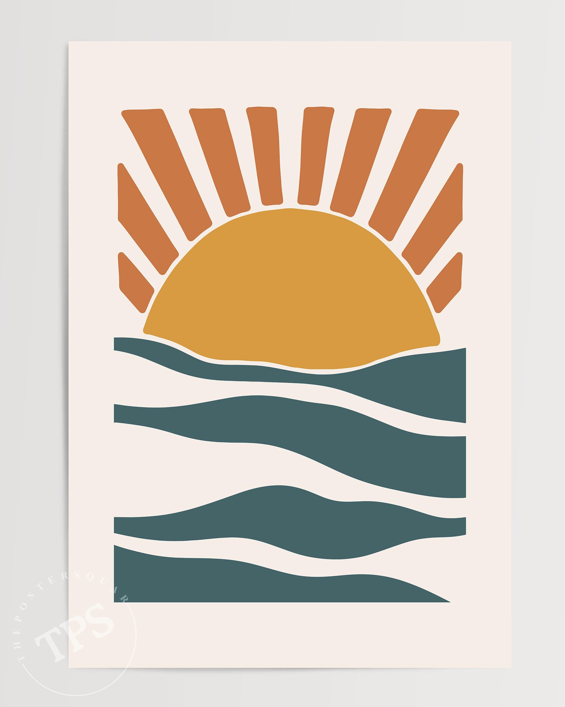 Minimalistic Abstract N17 The Poster Square