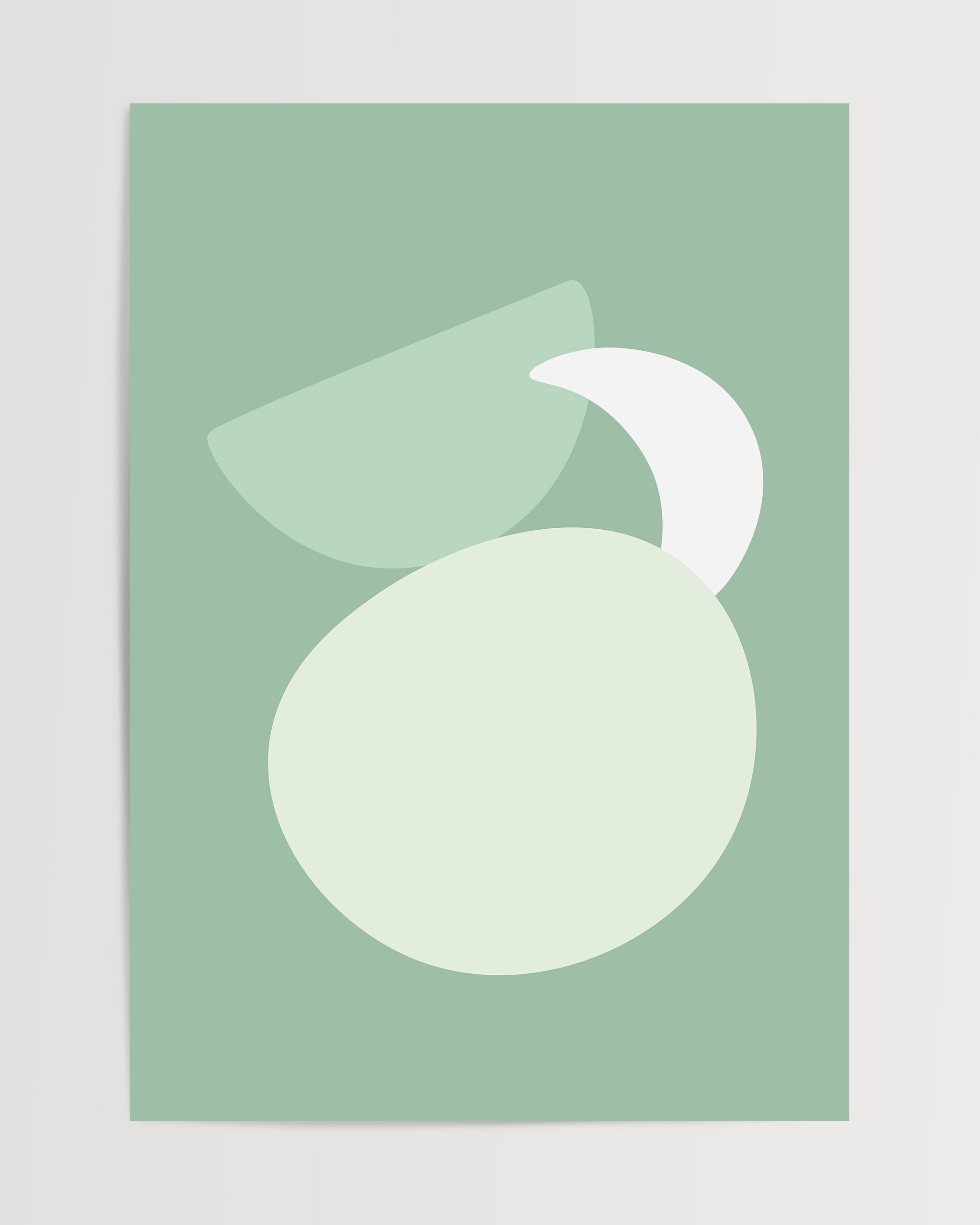 Green Minimalist Series No.1-psoter-wall_art-decor-The Poster Square