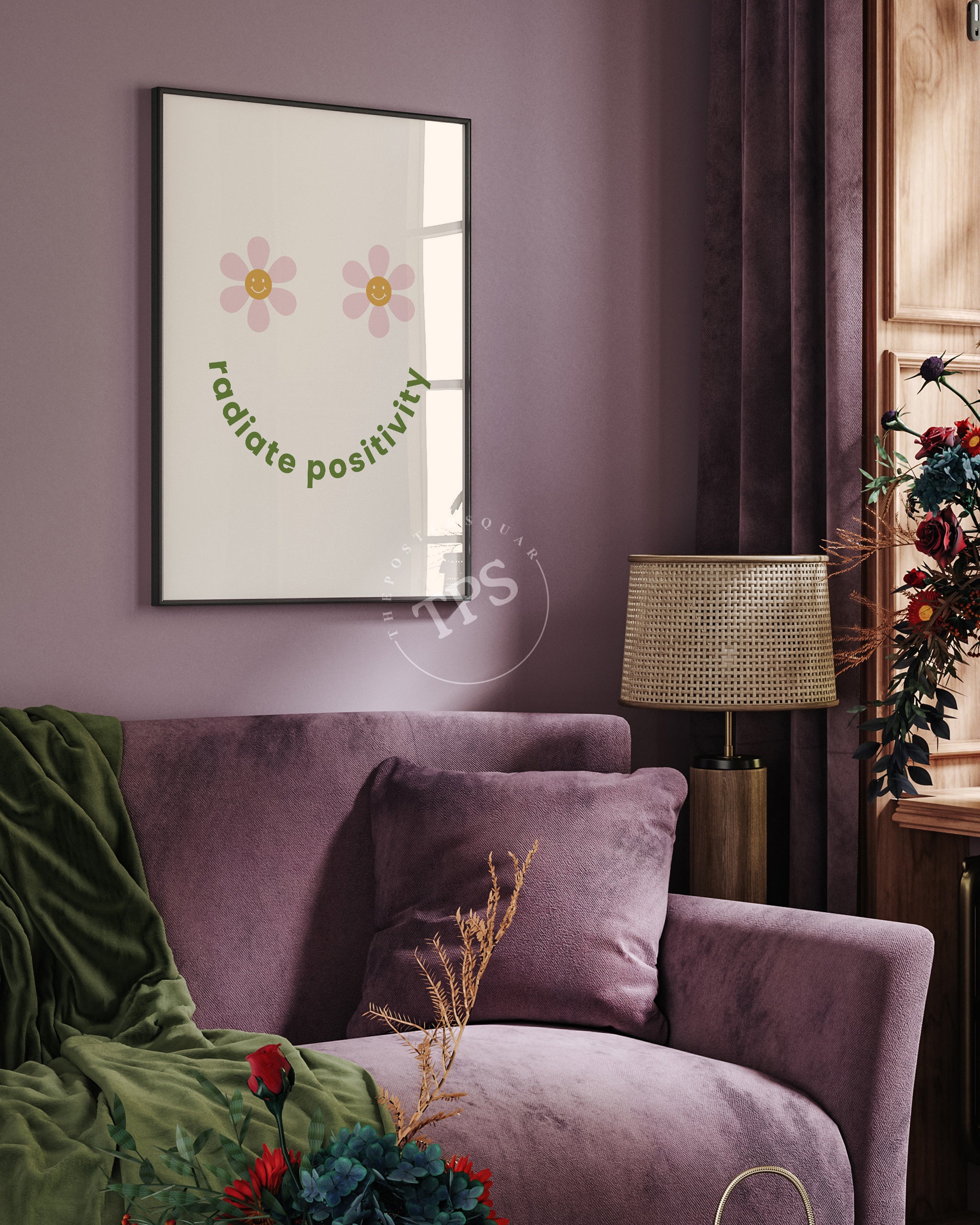 Radiate Positivity The Poster Square