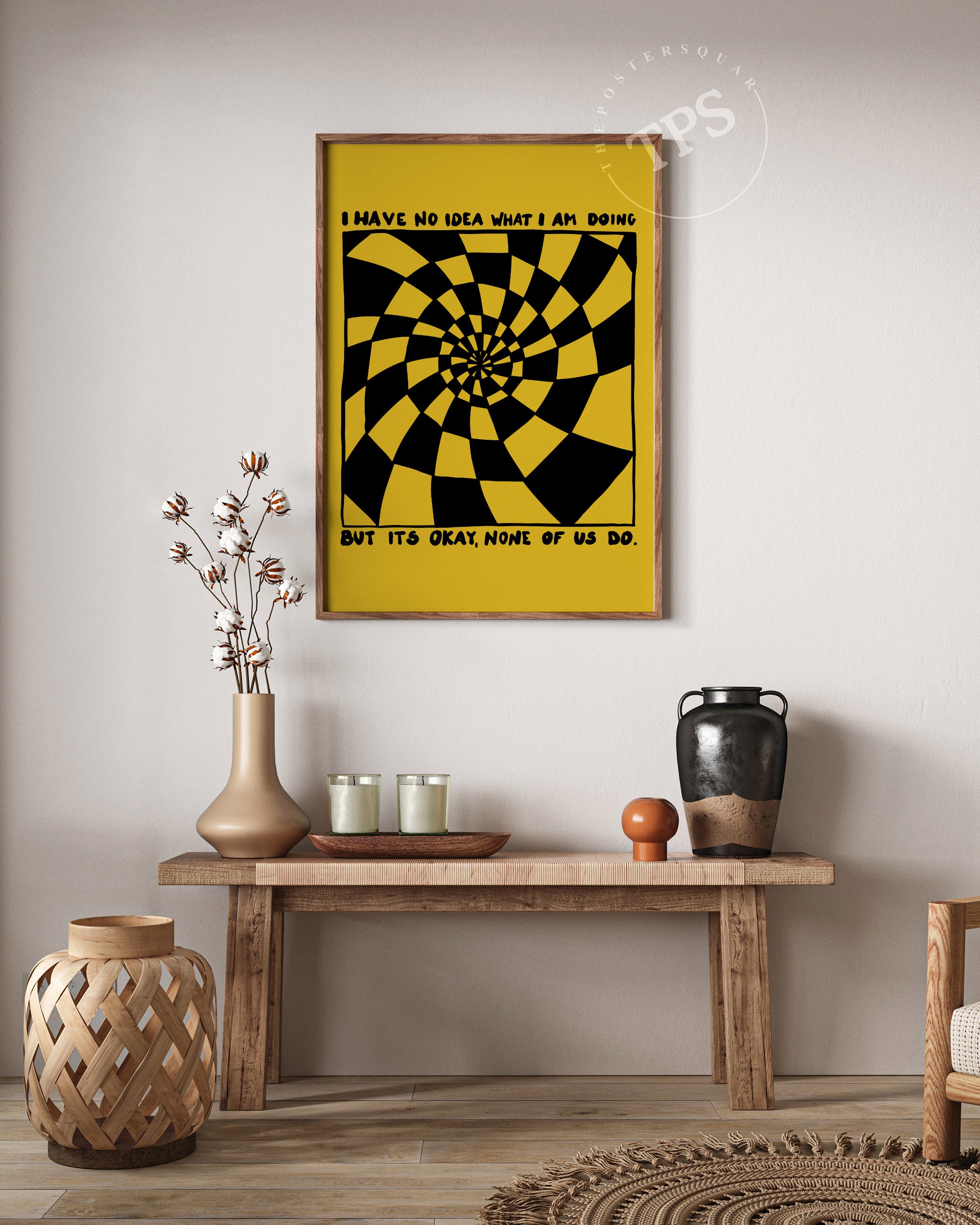 No Idea What I'm Doing The Poster Square