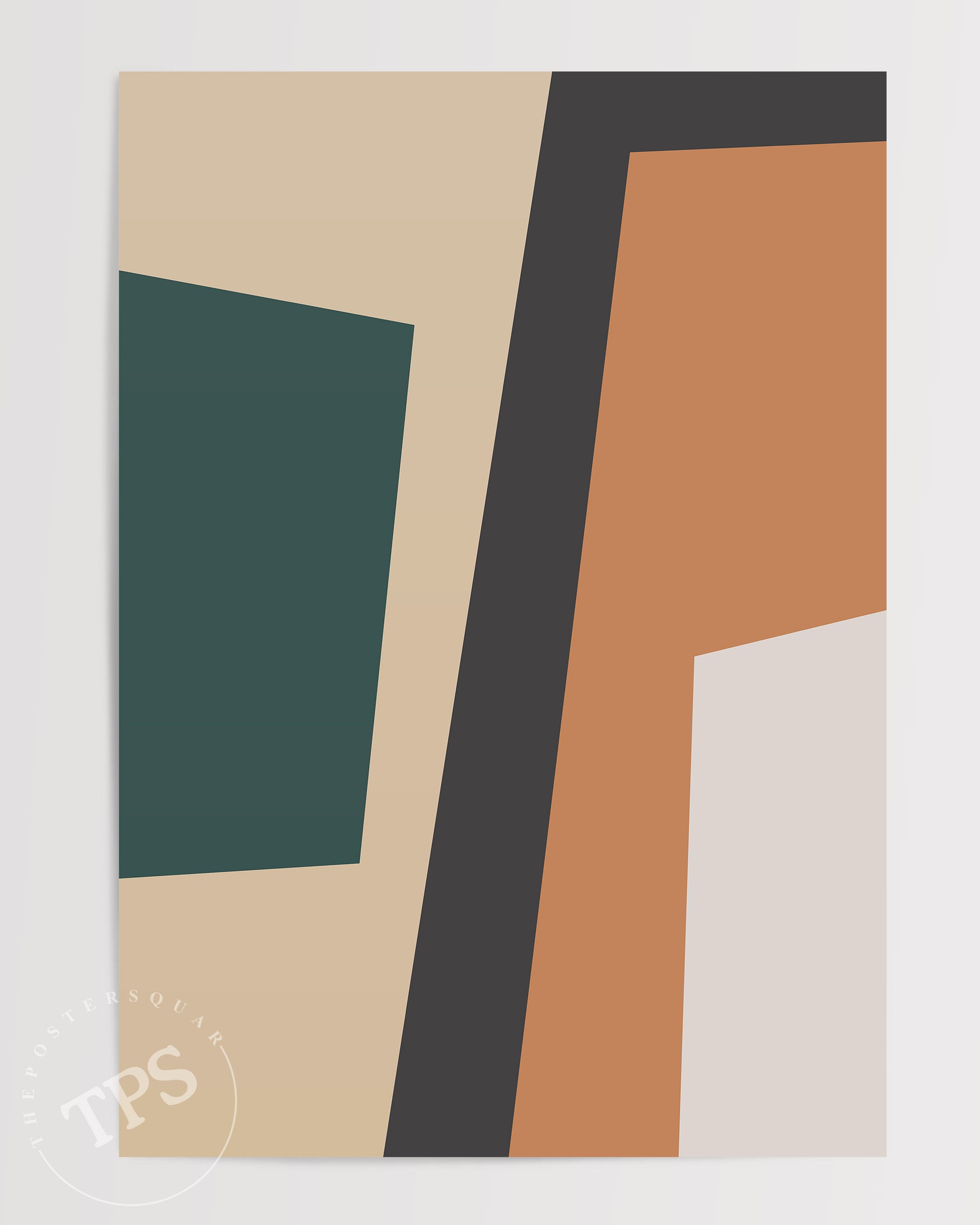 Geometric Intersection N1 The Poster Square