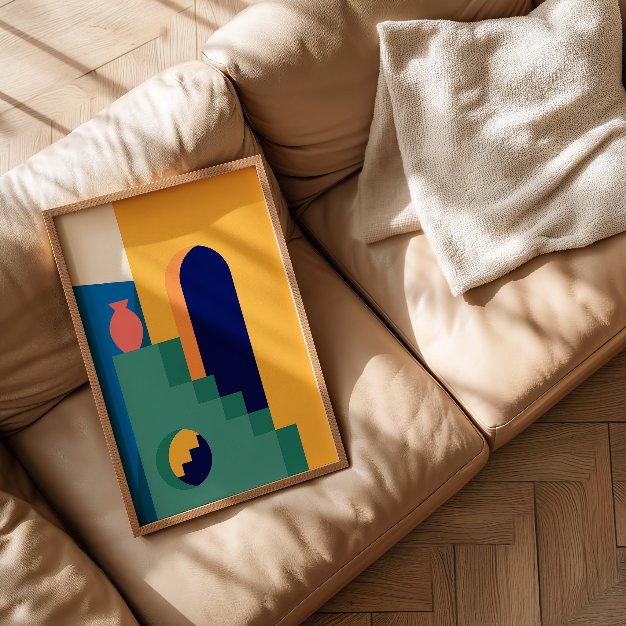 Cubist Architecture No.2-psoter-wall_art-decor-The Poster Square