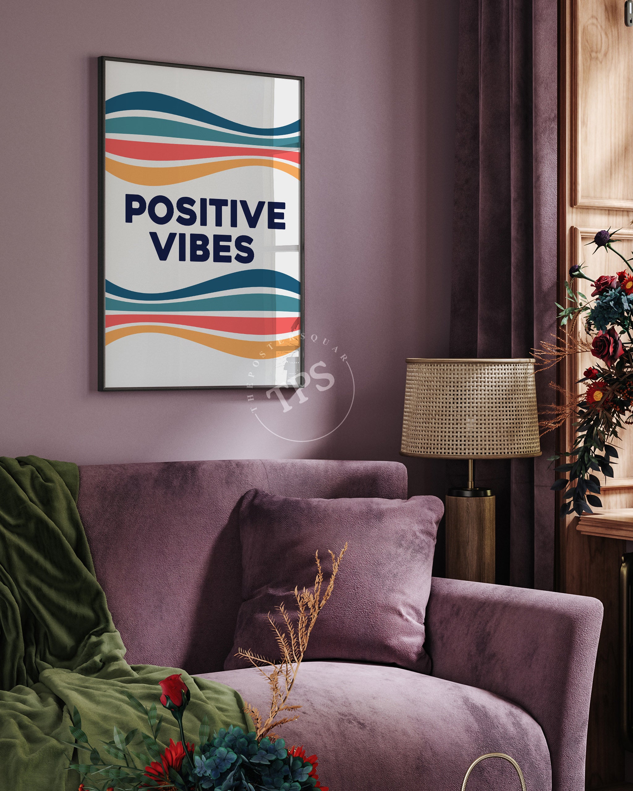 Positive Vibes The Poster Square