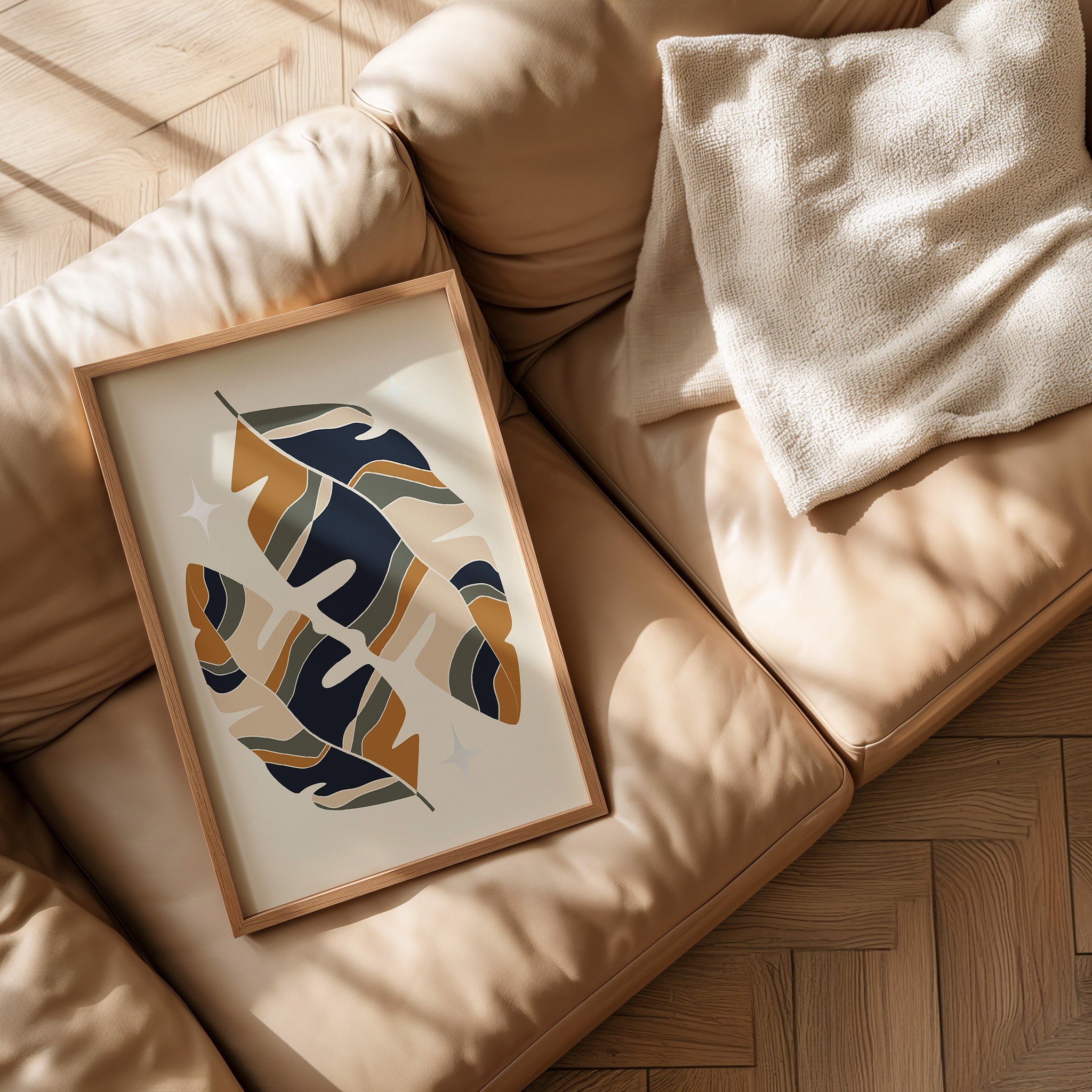 Chic Leaf Silhouette