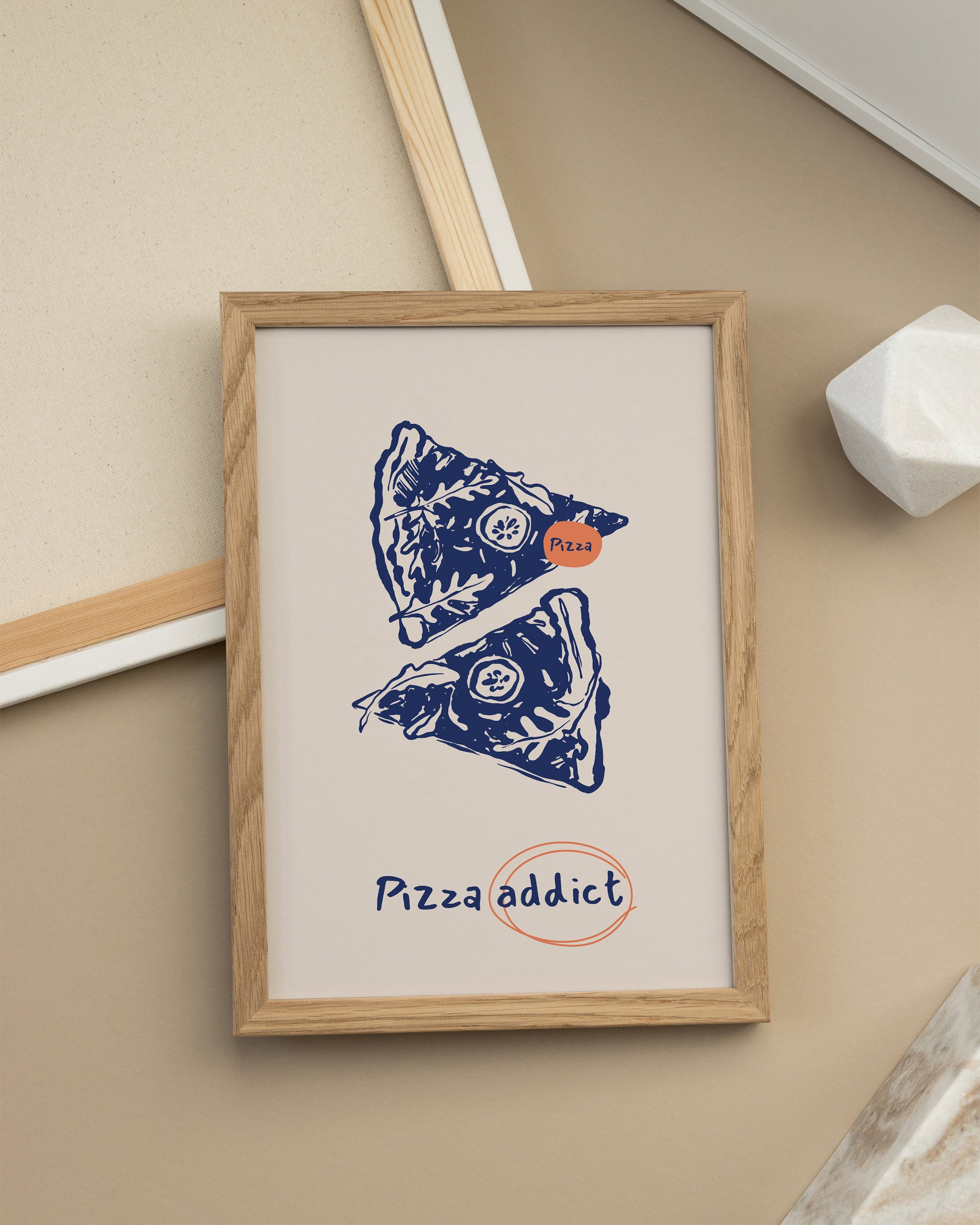 Pizza Addict-psoter-wall_art-decor-The Poster Square