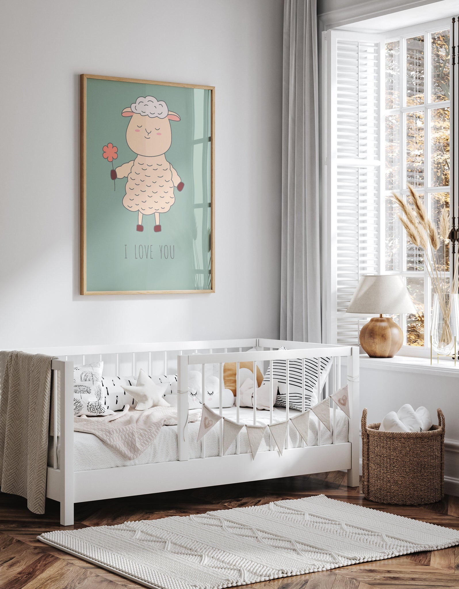 Fleecy Sheep The Poster Square