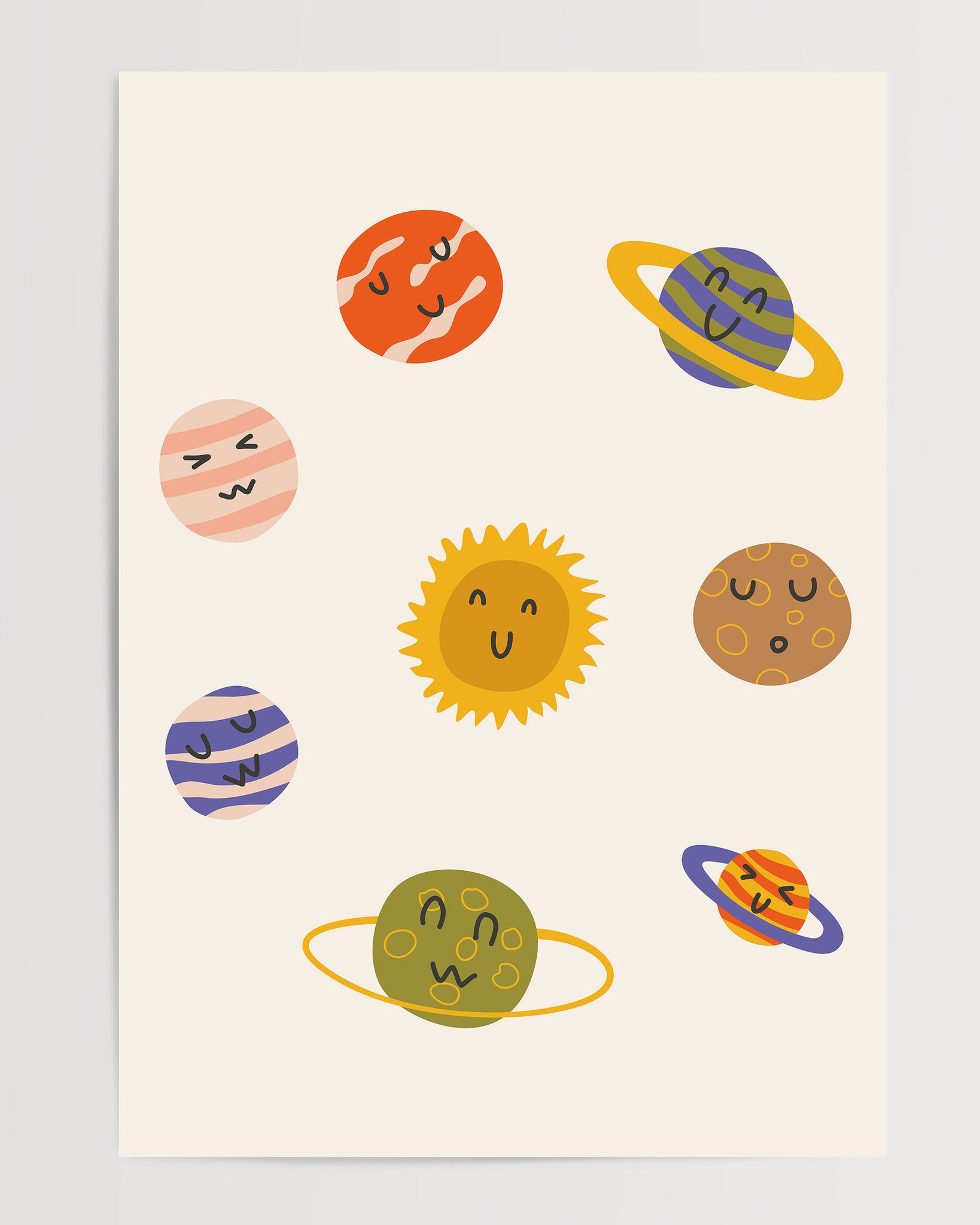Happy Planets The Poster Square