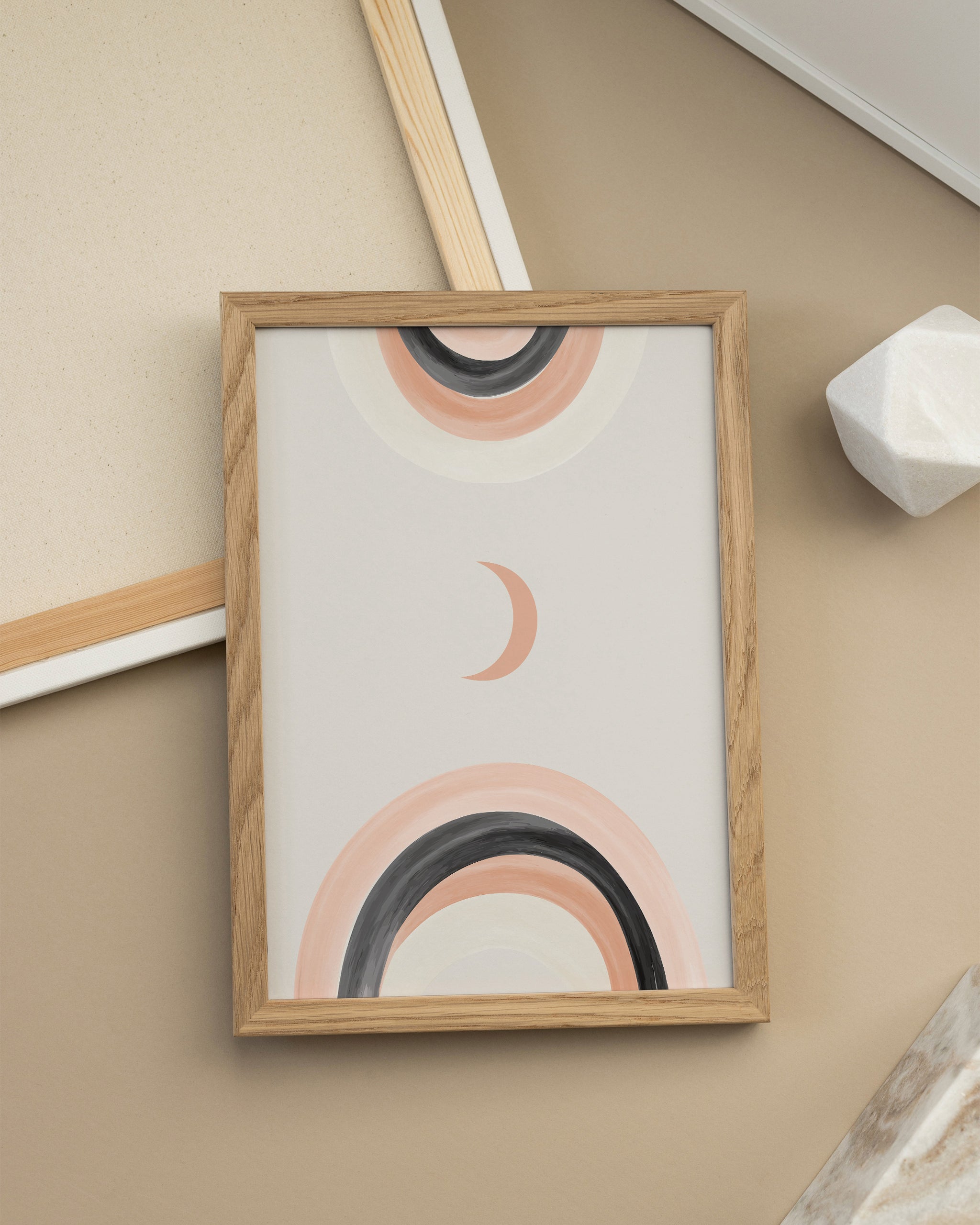 Peach Nightfall-psoter-wall_art-decor-The Poster Square