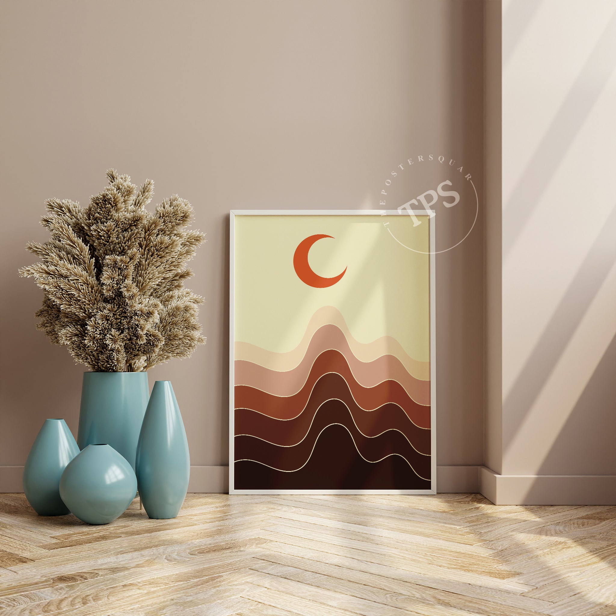 Dusk Waves The Poster Square