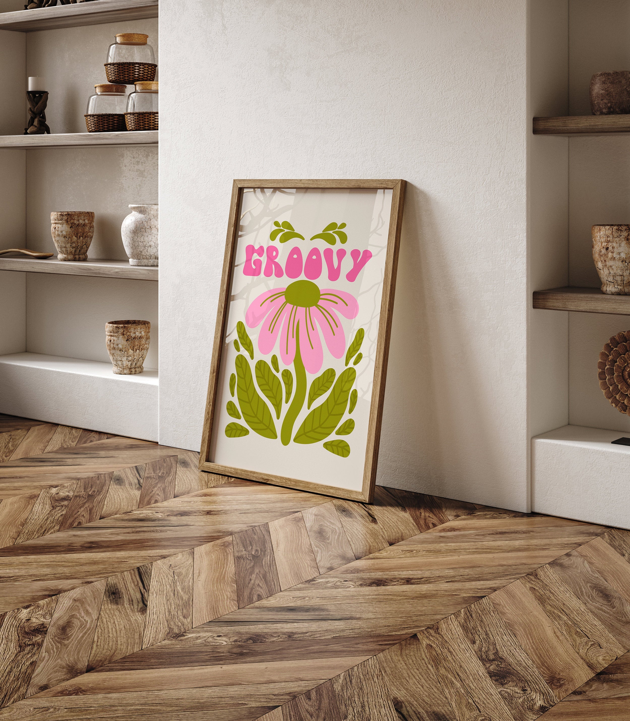 Groovy Botanical The Poster Square