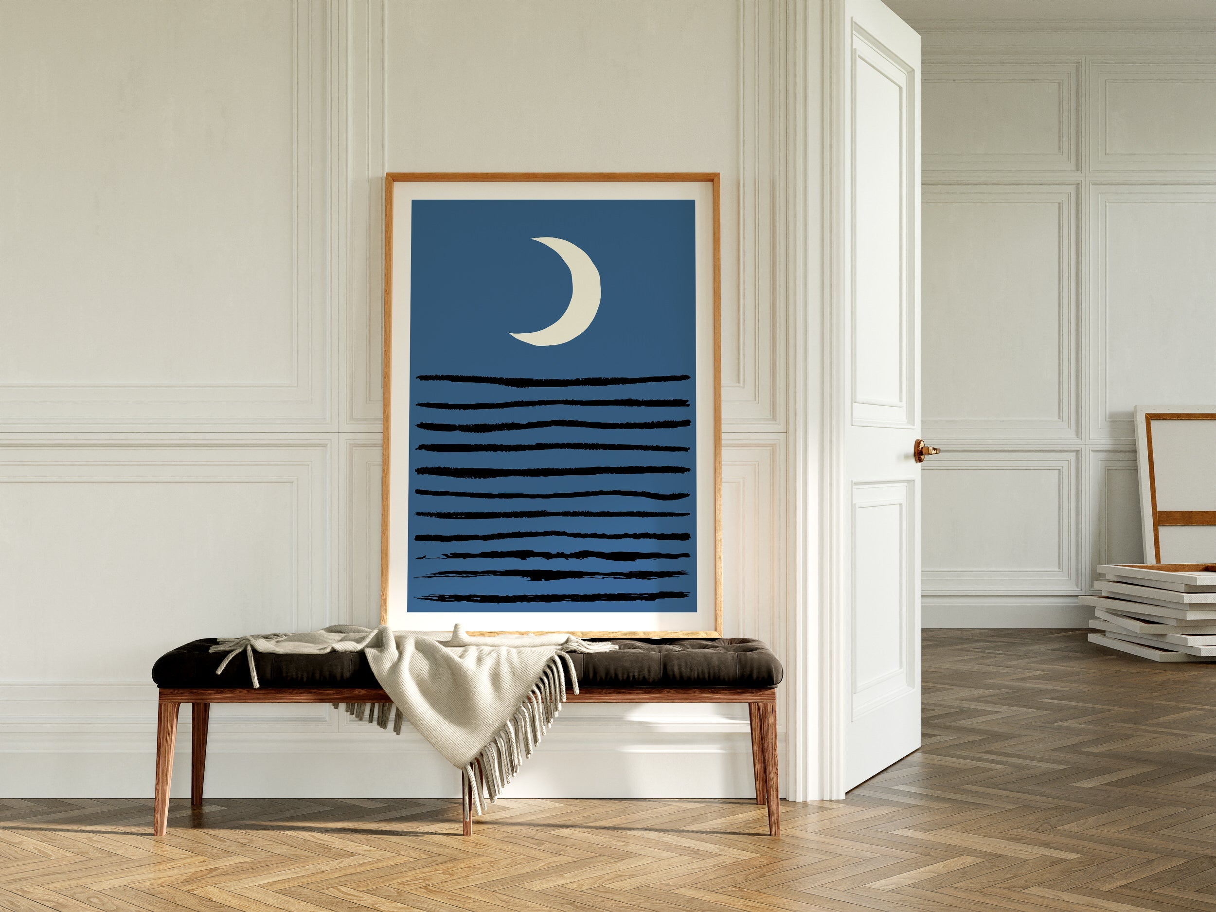 Lunar Strokes The Poster Square