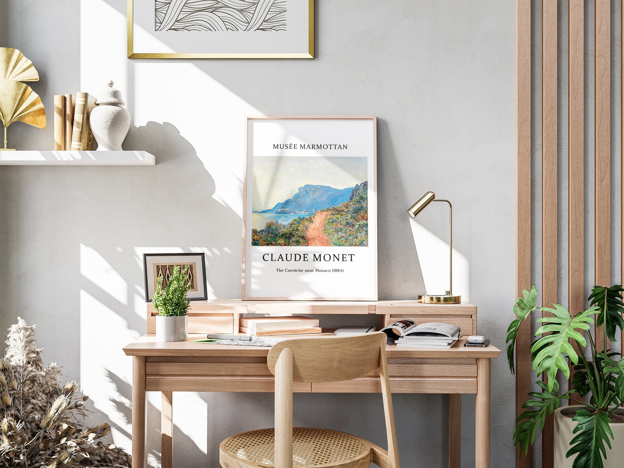 The Corniche near Monaco (1884) The Poster Square