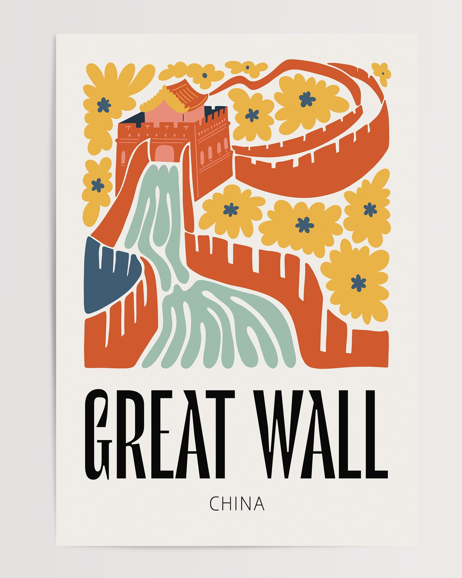 The Great Wall - China The Poster Square