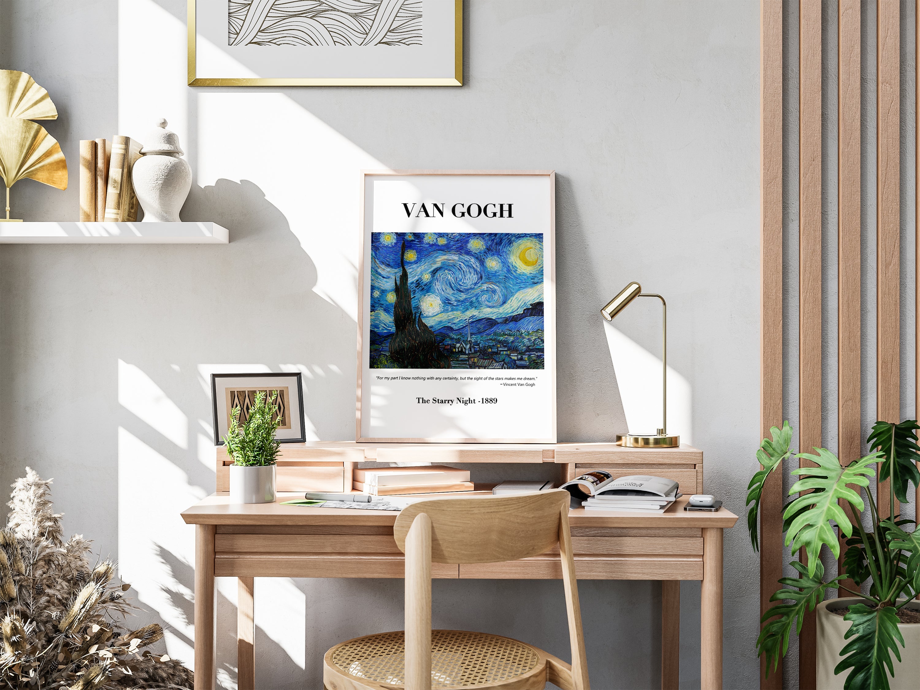 The Starry Night (1889) The Poster Square