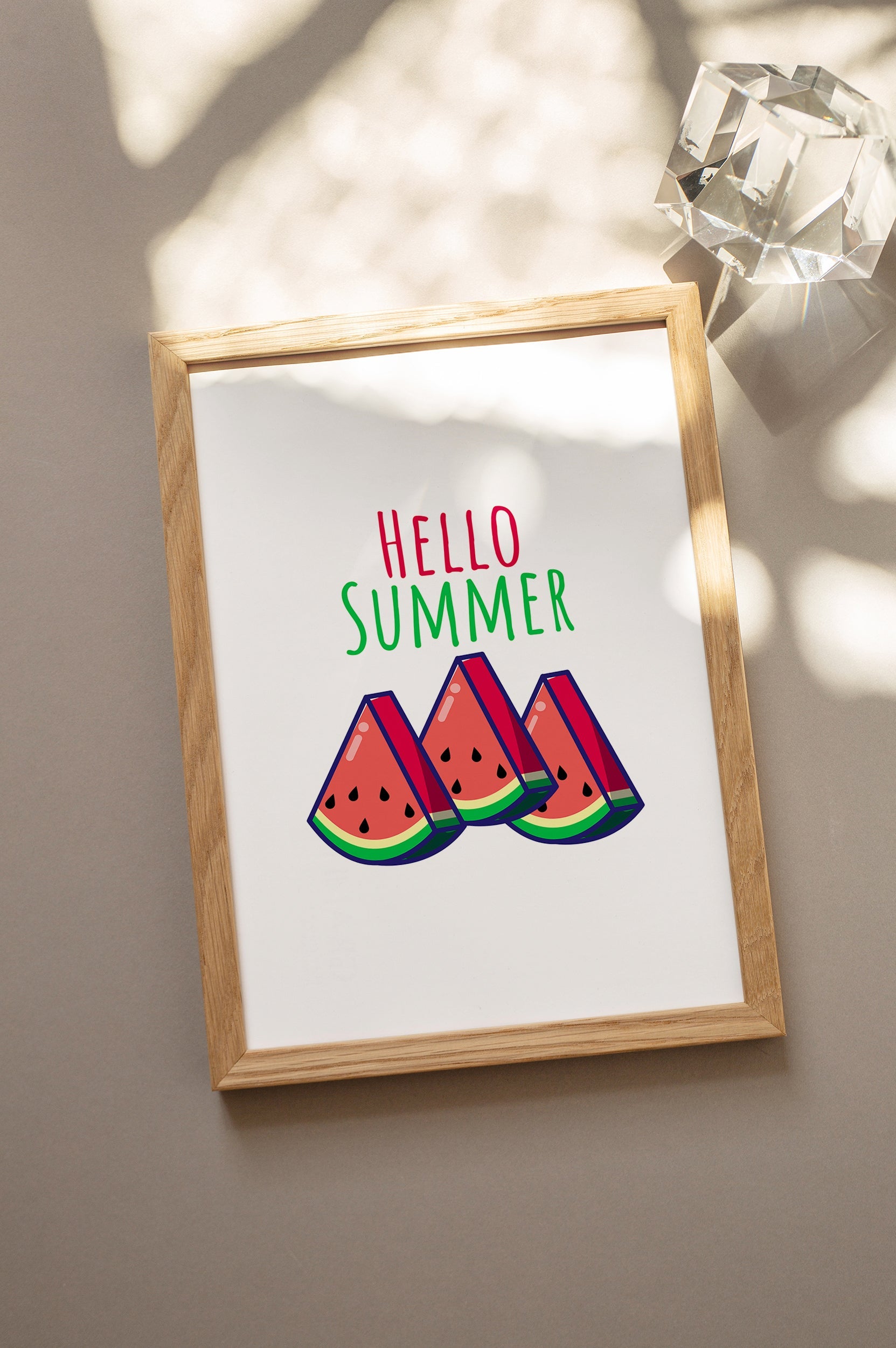 Watermelon Summer Time The Poster Square
