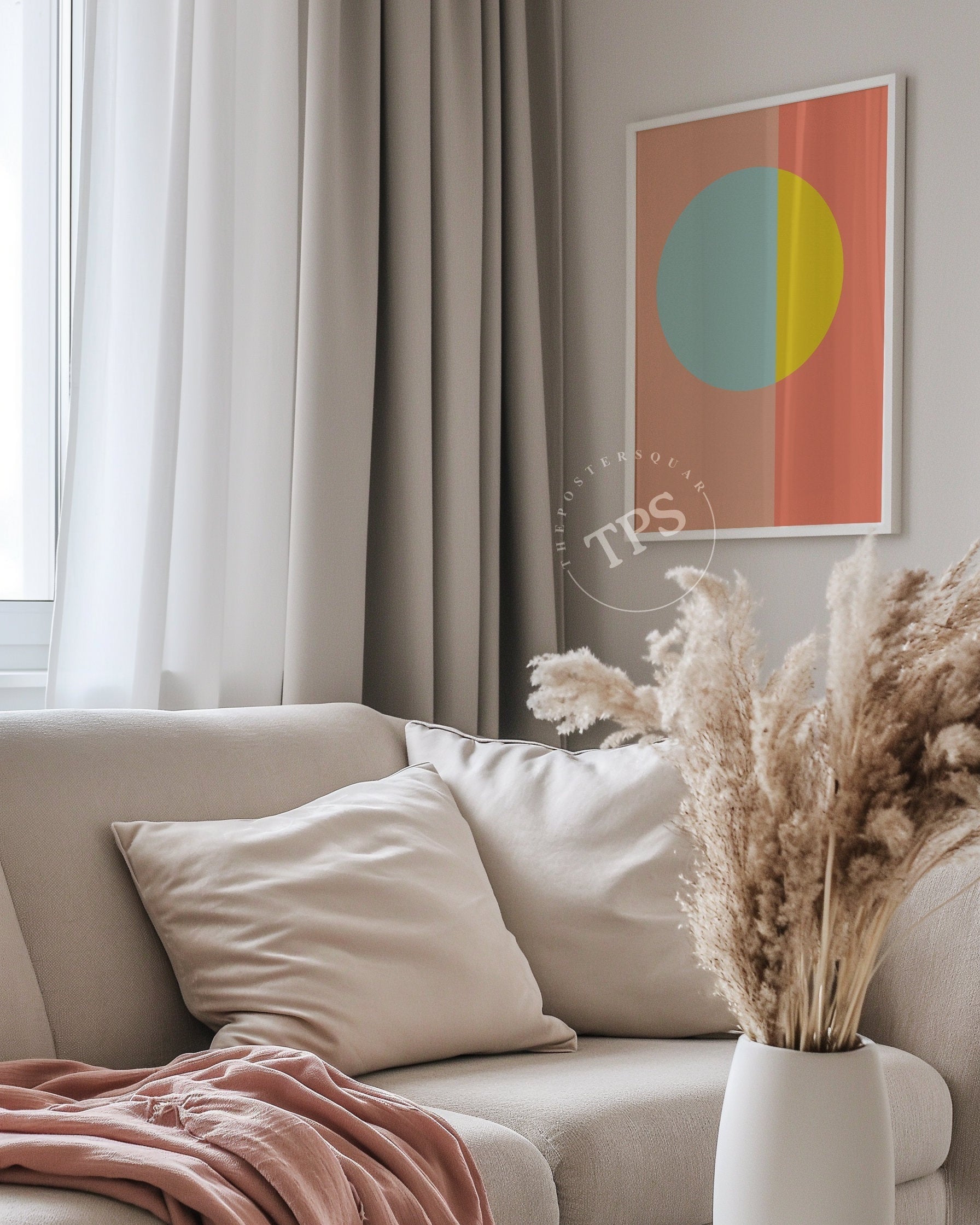 Abstract Mingle N21-psoter-wall_art-decor-The Poster Square