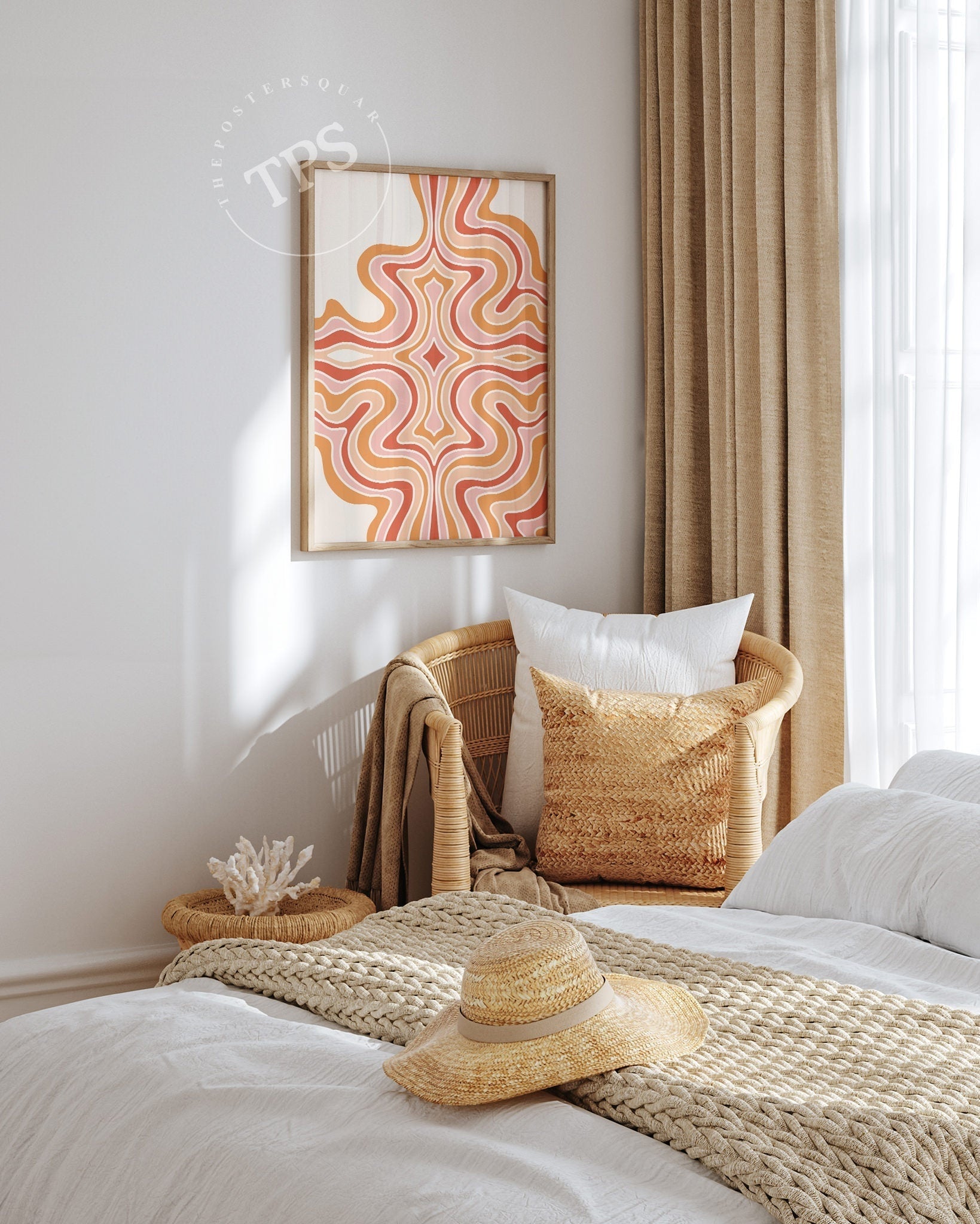 Abstract Mingle N33-psoter-wall_art-decor-The Poster Square