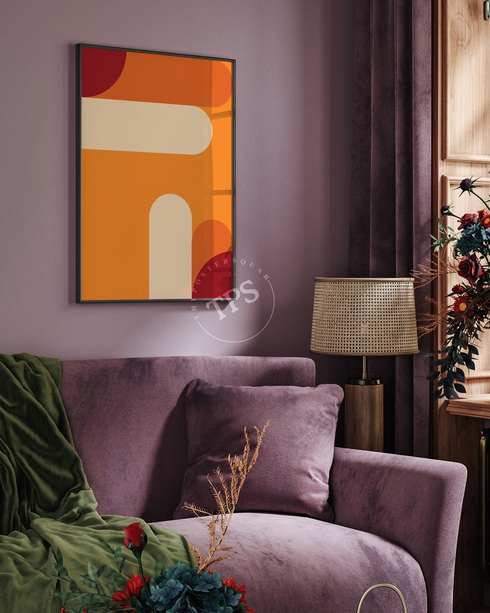 Abstract Mingle N35-psoter-wall_art-decor-The Poster Square