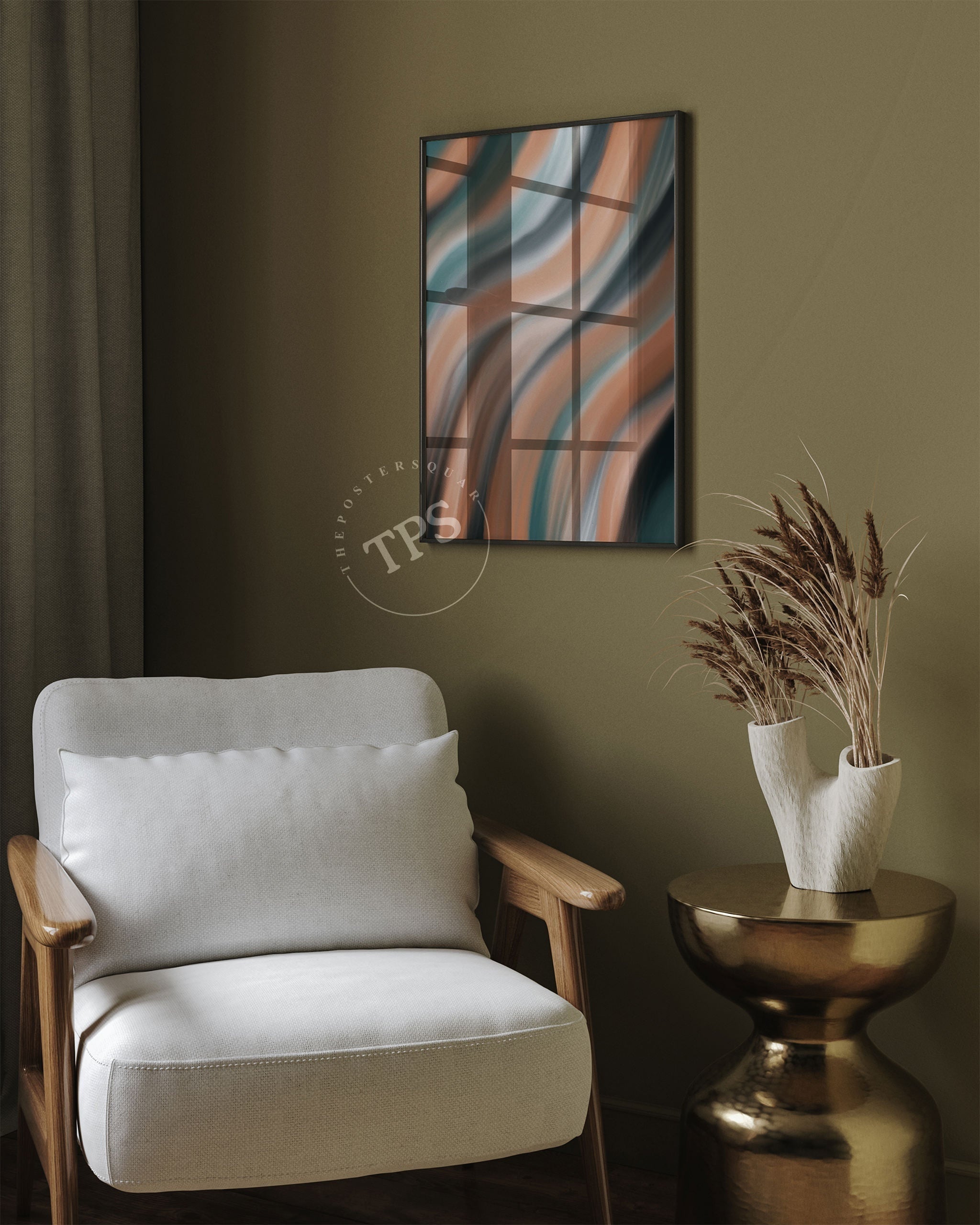 Abstract Mingle N38-psoter-wall_art-decor-The Poster Square