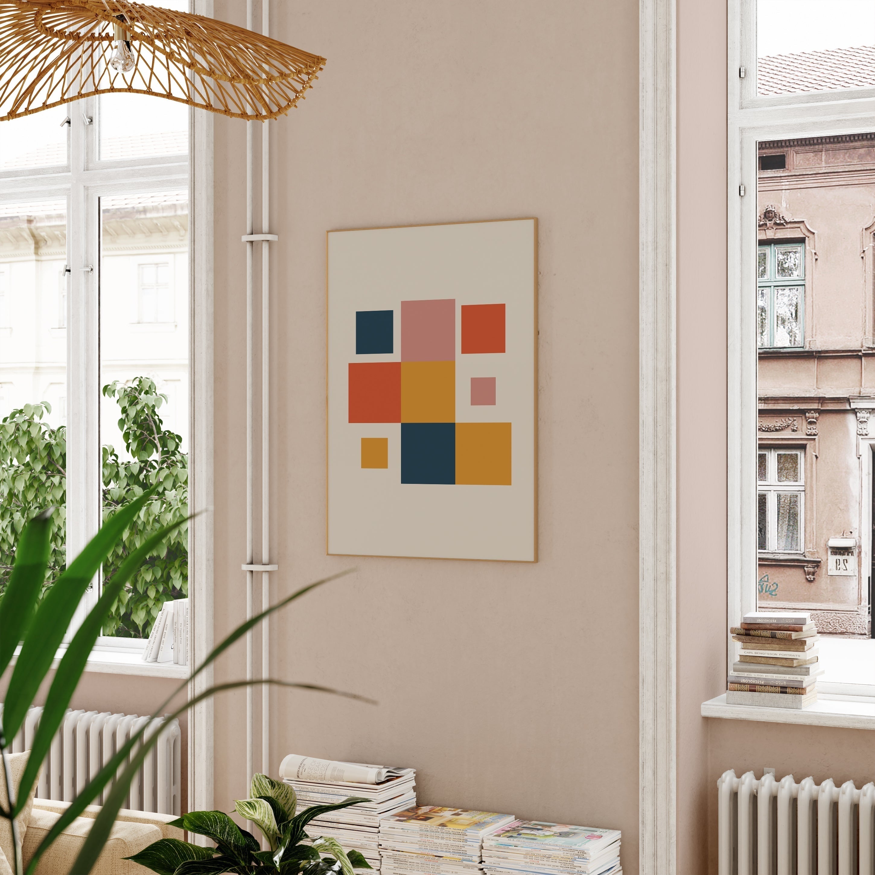 Abstract Wall Art - Minimalistic-psoter-wall_art-decor-The Poster Square