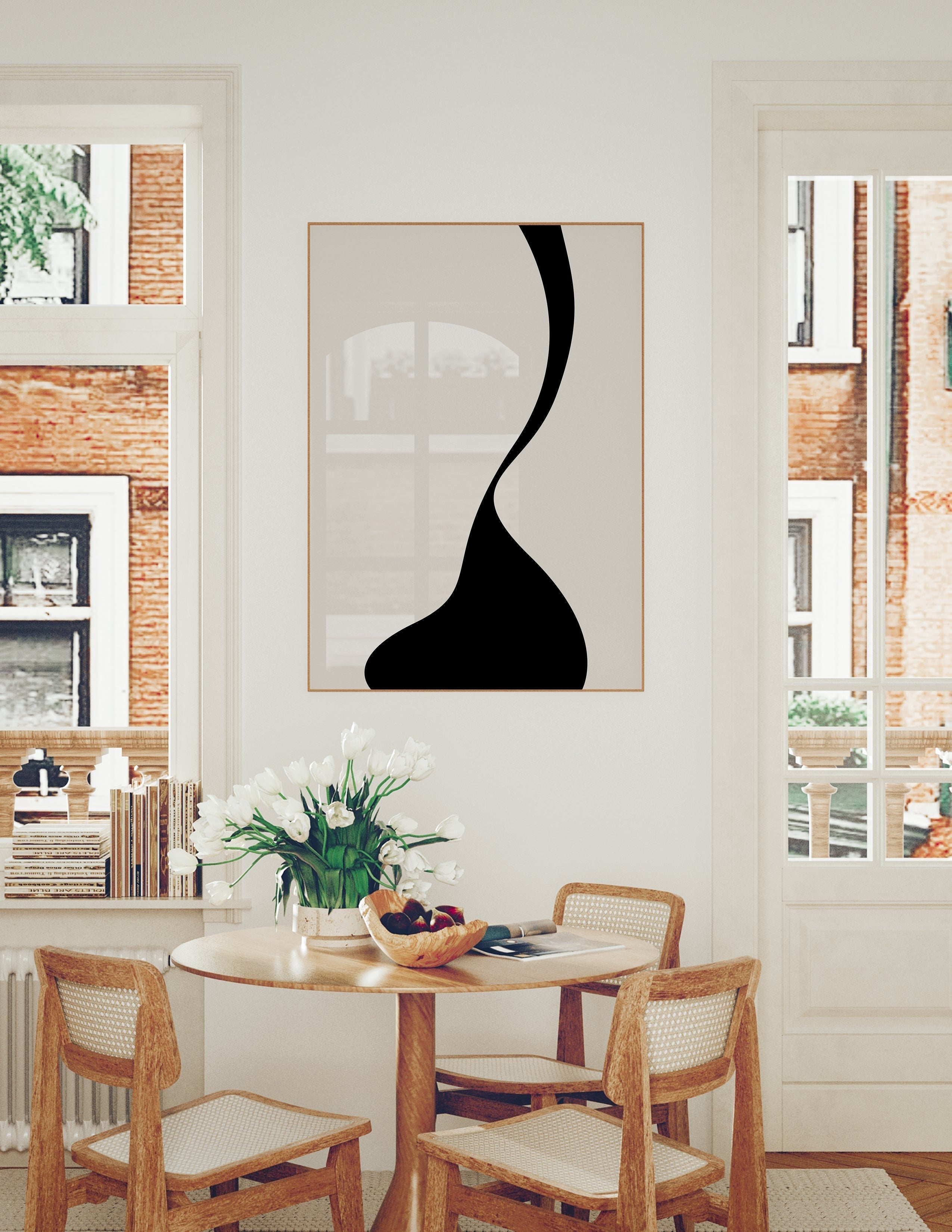 Abstract Wall Art - Minimalistic-psoter-wall_art-decor-The Poster Square