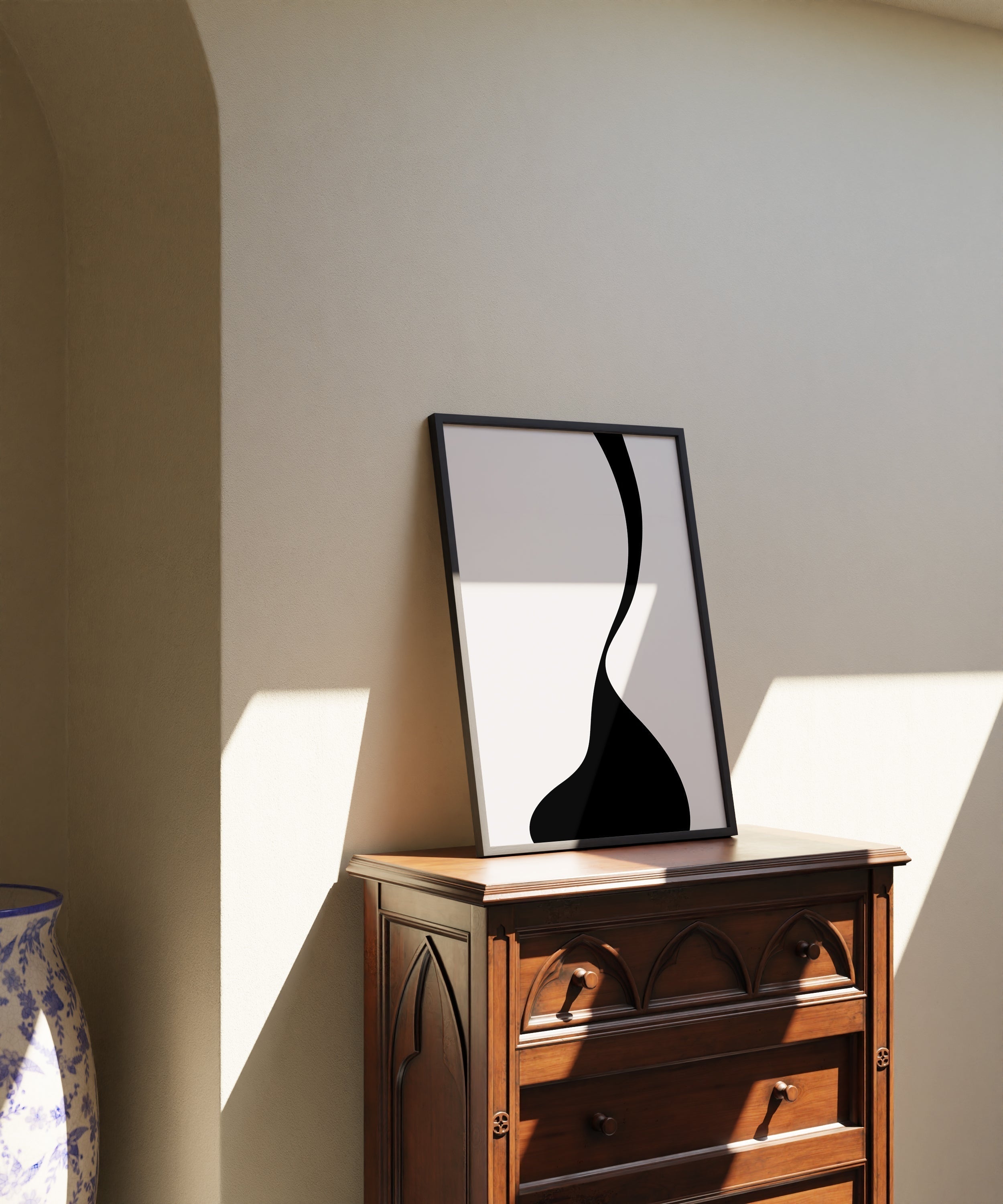 Abstract Wall Art - Minimalistic-psoter-wall_art-decor-The Poster Square