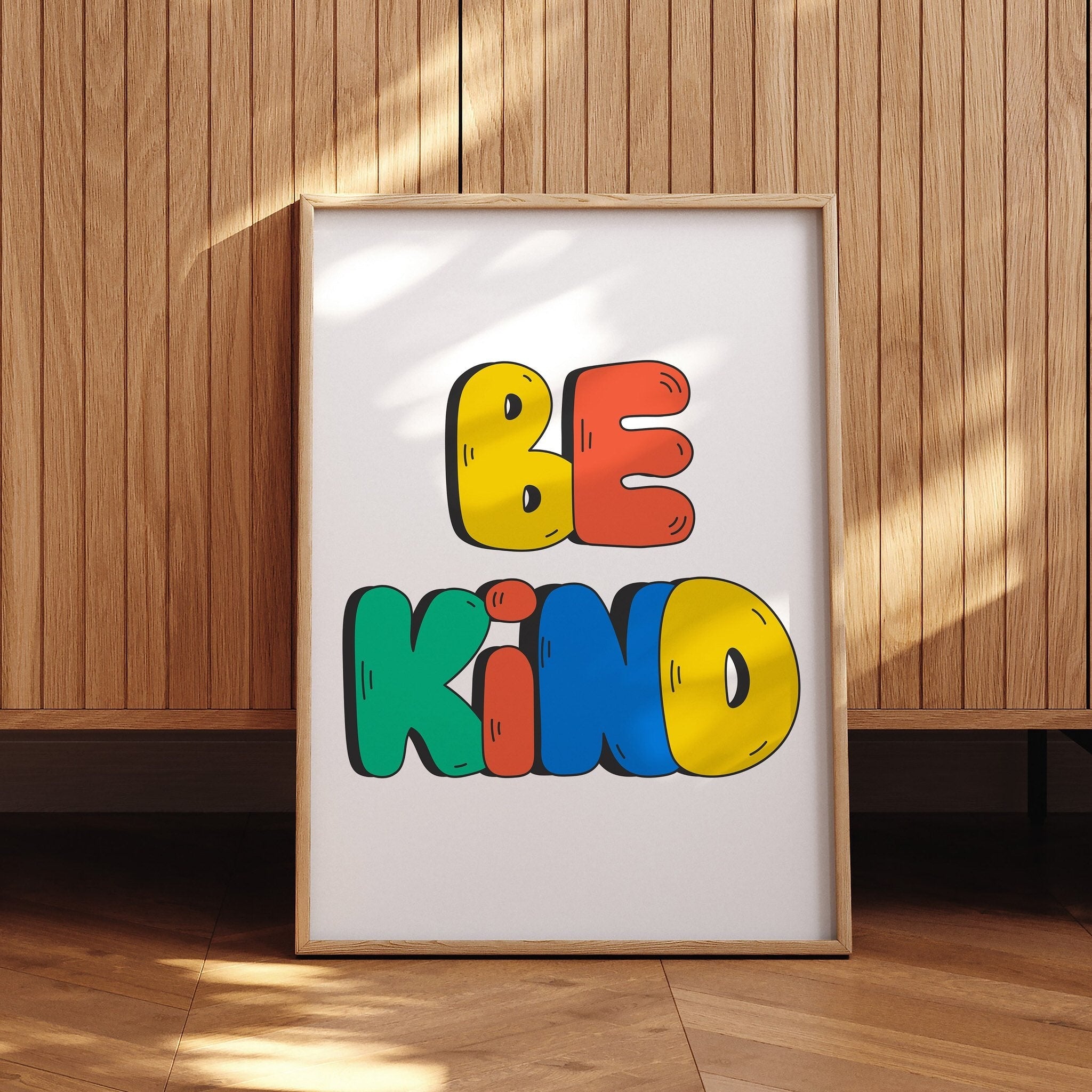 Be Kind No.2-psoter-wall_art-decor-The Poster Square